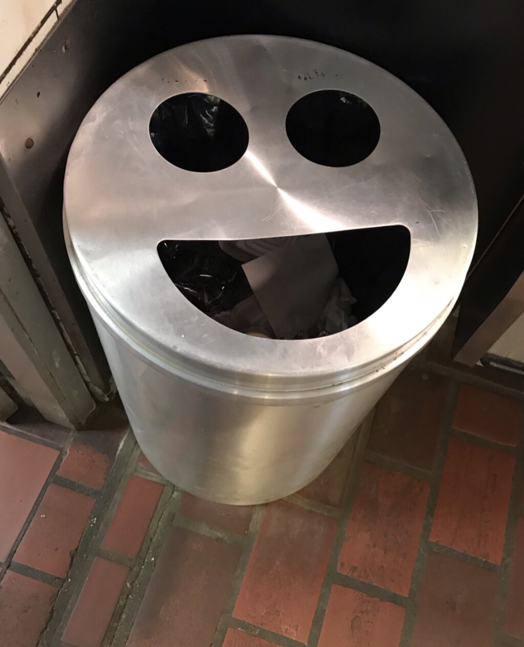 Trash Can Face